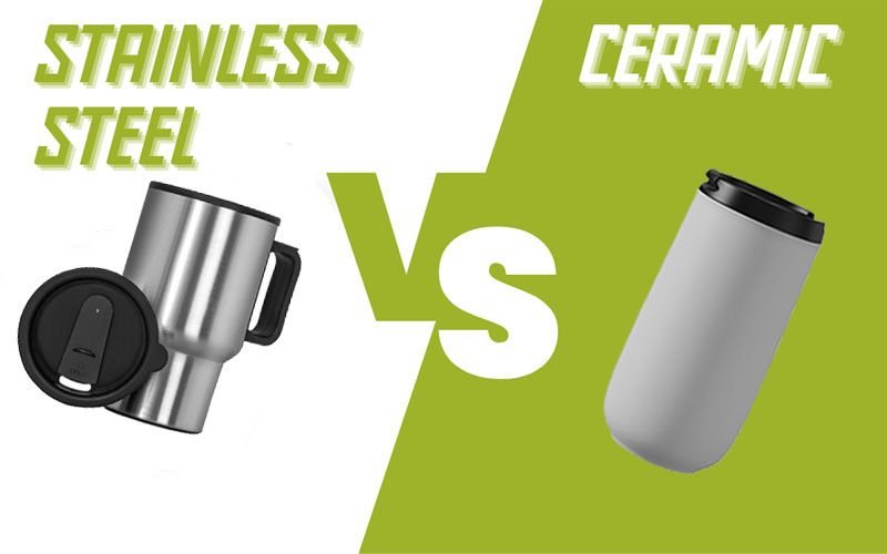 Ceramic vs Stainless Steel To-Go Mug