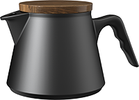 Aurora Tea Pot TPA600-06A Black