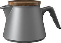 Aurora Tea Pot TPA600-06A Gray