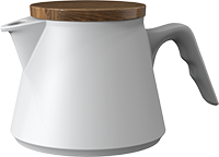 Aurora Tea Pot TPA600-06A White